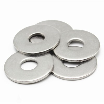 100Pcs M4 304 stainless steel washers 9mm Round Flat Washer