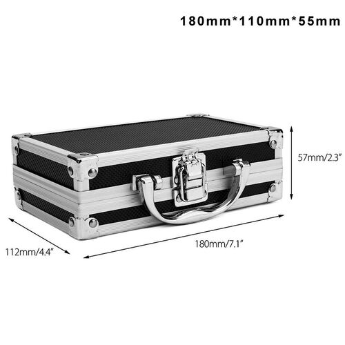 Portable New Toolbox Portable Aluminum Carry Case Tool Box S