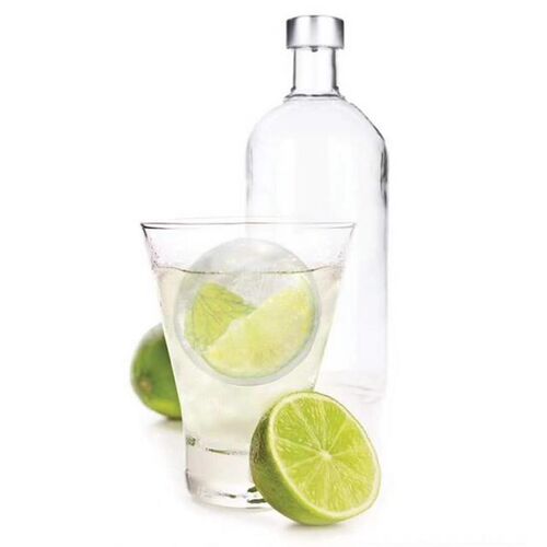 4 Cavity Ice Maker Flexible Silicone Whiskey Cocktail DIY Ro