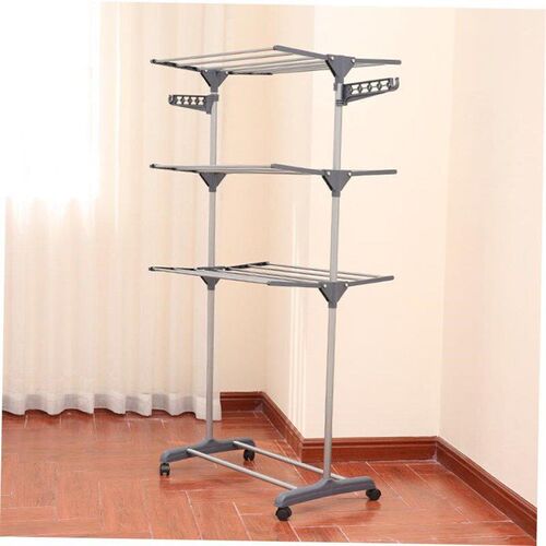clothes drying rack fold laundry garment dryer hanger 杆衣架