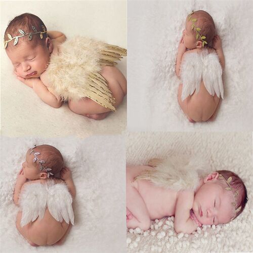 Childrens Photo Suit Newborn Photo Angel Feather Suit Europ