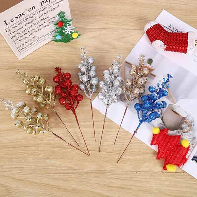 Christmas Venue Layout Simulation Fruit Berry String Cutting