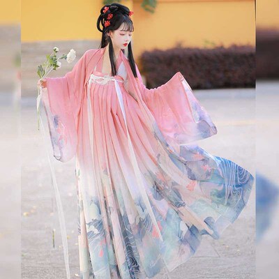 Hanfu Womens Adult Ancient Suit Chest-length Skirt Ru Elega