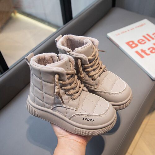 Childrens Velvet Snow Boots, Two Cotton Thickened Warm Cott