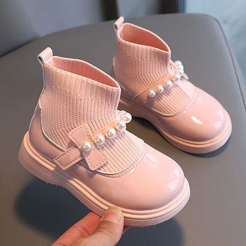 Fashion Kids Casual Shoes Soft Bottom Princess Short Boots G