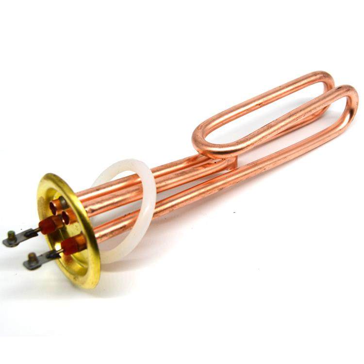 商用不锈钢电热开水器茶水炉奶茶桶配件 加热管发热器电炉丝铜3KW
