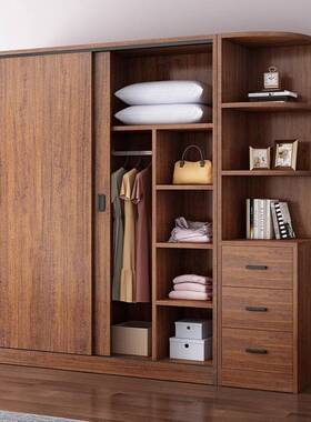 推拉门衣柜房家25238用卧室简约代储物柜简子易组装现结实耐用出