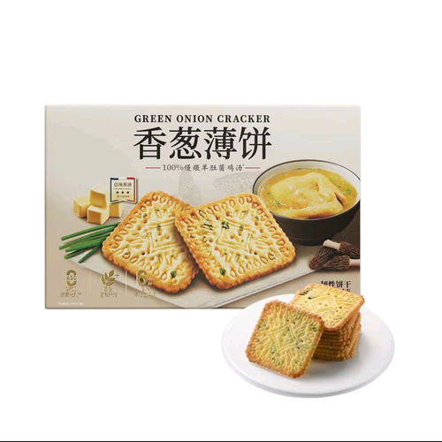 山姆伟龙香葱薄饼咸香酥脆饼干下午茶办公室即食零食正品代购B10
