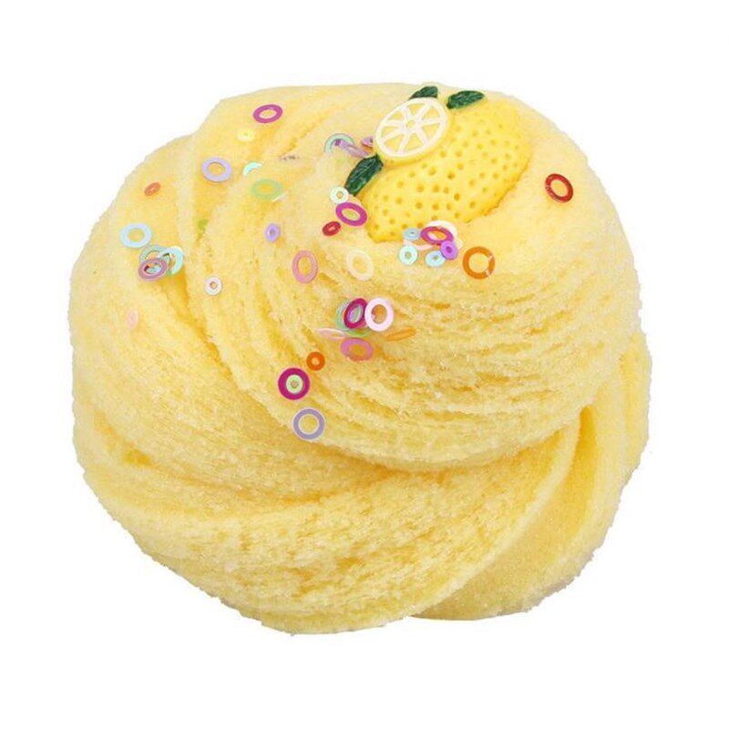 Colorful Cloud Slime Fluffy Clay Polymer Anti Sss Charms Mud - 实物图