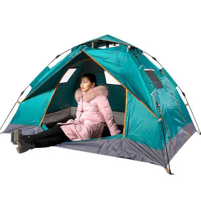 Shengyuan Outdoor Camping Rainproof Tent Double 3 Window Aut