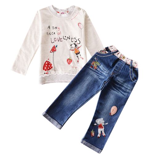 Citgeett Sppring Kids Baby Children Girls Clothing Long Slee