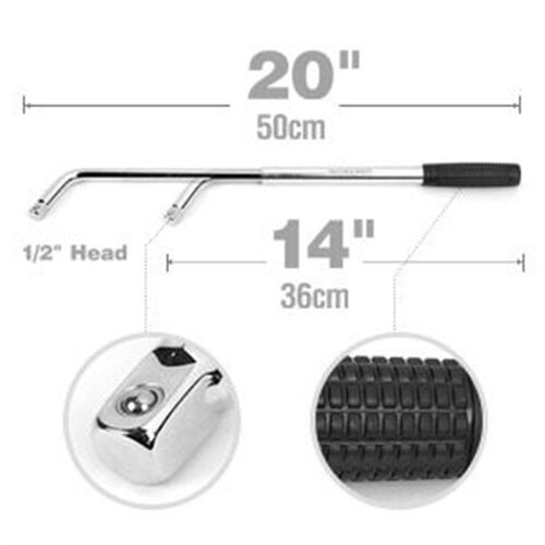 WORKPRO Telescoping Wrench Auto Spanner Lug Car Repair Tool