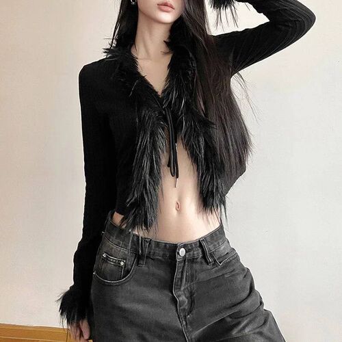 Autumn New Womens Fashion Solid Color Temperament Long Slee