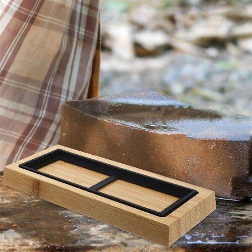 Knife Sharpener Stone Whetstone Base Brackets Stand Wooden