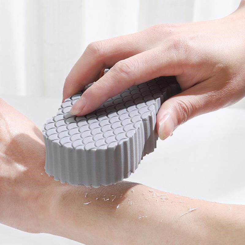 3D Exfoliating Sponge, Magic Mud-Removing Tool, Bath Towel f