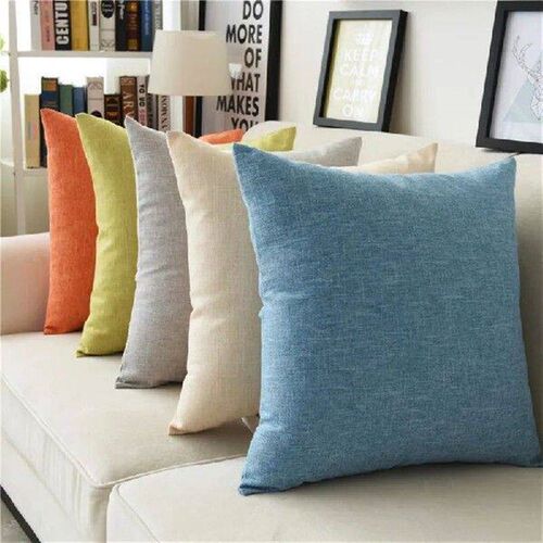 45x45cm Solid Color Car Office Waist Chair Home Sofa