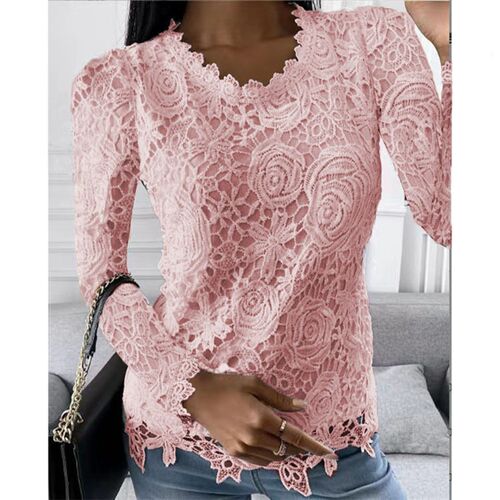 Independent Wish Hot Women 2025 Lace Long Sleeve Top