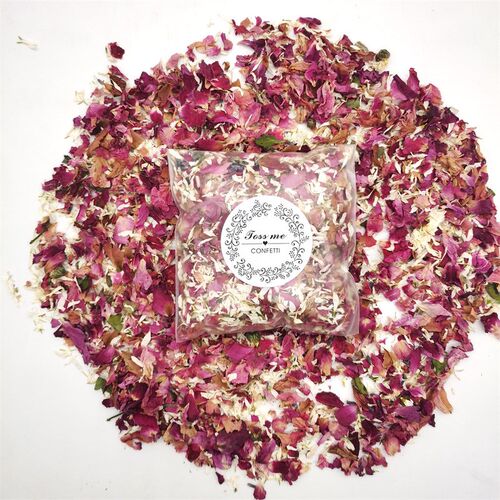 1/5/10Packs Dried Flower Rose Petals Natural Wedding Confett