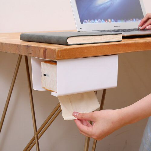 Avoid drilling tissue boxes wall-mountable carton home
