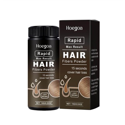HOEGOA Light Brown Volumizing Hair Powder, Hair Shadow Powde