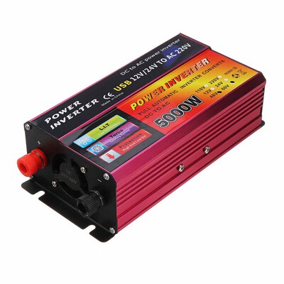 Inverter 12V/24V 220V 5000W Peak Power Inverter Voltage Con