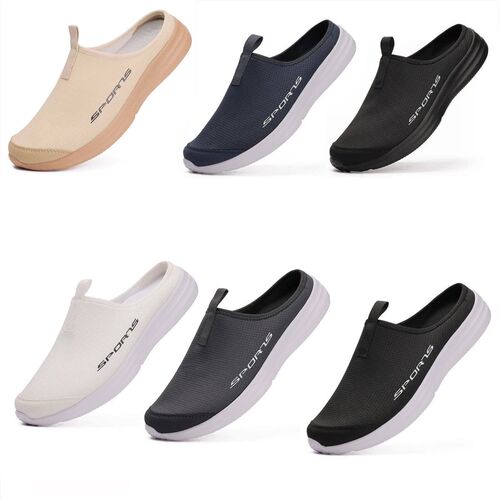 Summer  Half Slippers for Men ndy Mens Flat Bottom Casual
