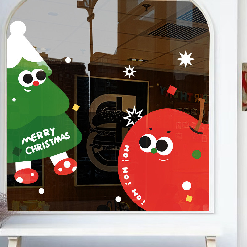 耶诞节装饰品布置玻璃门贴纸商场店铺酒店装饰布置雪人静电贴纸,节庆用品/礼品,圣诞装饰品,淘宝优惠券,粉丝福利购,淘宝优惠卷
