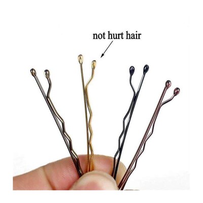 50Pcs/set Hair Clip U-shaped Hairpins Curly Wavy Grips Hairs