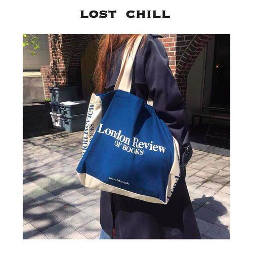 Lostchill custom made canvas bag eco shopping bag shoulder