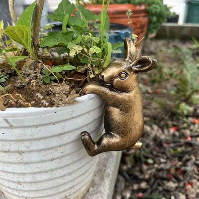 Resin Flowerpot Hanging Decoration Yard Ornaments Bonsai