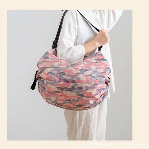 Large Capacity Foldable Shopping Bag, Portable Travel Bag, P
