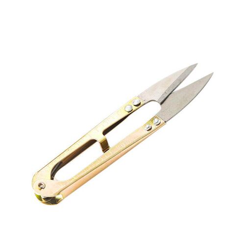 Cross-stitch Scissors U-shaped Scissors Yellow Thread Snips