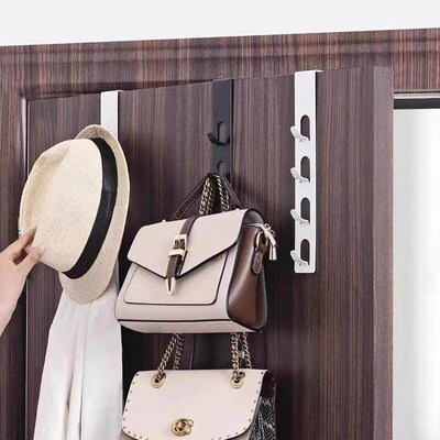 Over-the-Door Hook No-Drill Wall Clothes Hanger for Bedroom,