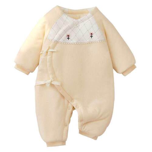 Newborn Clothes Autumn and Winter Thickened Cotton One-piece
