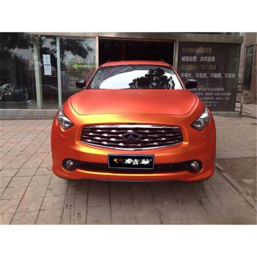 Various Colors Matte Satin Chrome Metallic Vinyl Wrap Film C