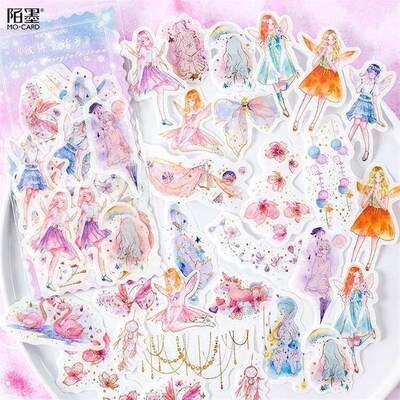 Mo ink bronzing and paper large sticker bag girls prayer se