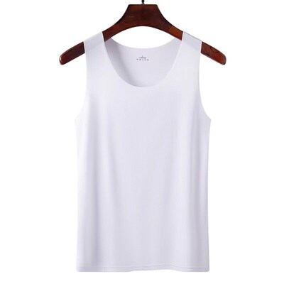 Womens Traceless Ice Silk Vest Thin Suspender Womens Inner