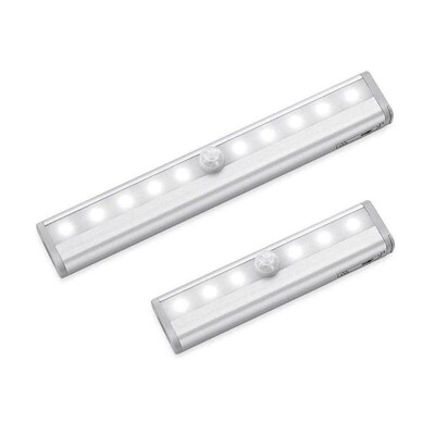 LED Under Cabinet Light PIR Motion Sensor Lamp 6/10 LEDs