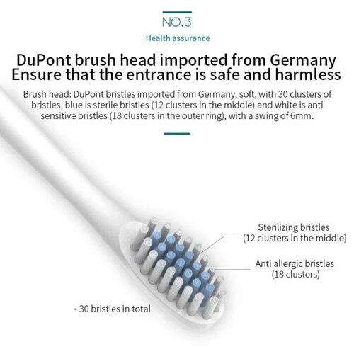 Six-Speed Automatic Electric Toothbrush Adult & Childrens U