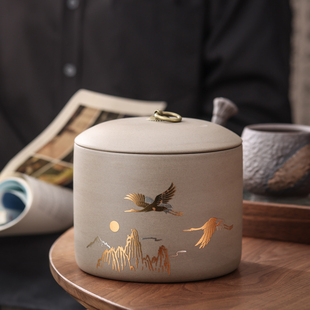宠物骨灰罐 猫咪狗狗骨灰盒 去世火化家放土葬大中小号陶瓷密封坛