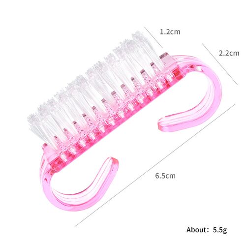 10PcsHandle Grip Nail Brush FingCernail Scrub Cleaning Brush