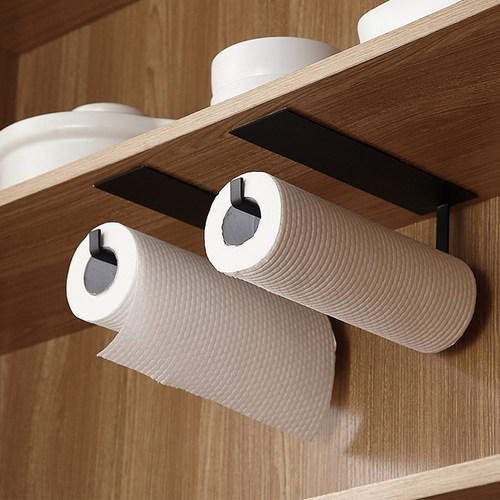 Paper Towel Holder Hooks Kitchen Storage Organizer Gadget Se