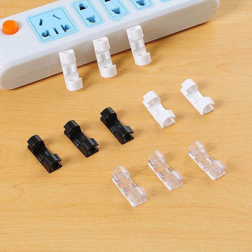 Wall Cable Management Clips, Self-Adhesive Wire Organizer, N