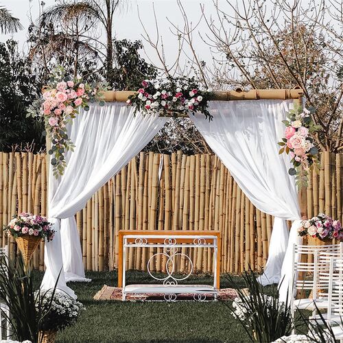 2 Pcs Artificial Wedding Arch Flowers Kit Wedding Flowers Ga