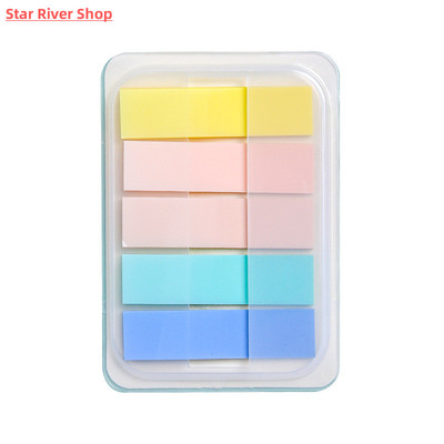 Fresh Morandi Color Waterproof Sticky Notes Index Memo To Do