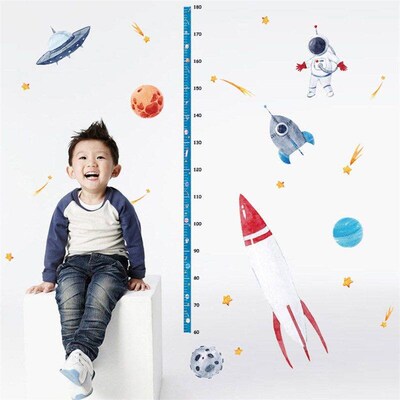 Space Rocket Height er Childrens Room Kindergarten Classroo