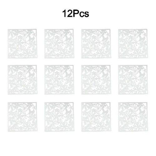 12 Pieces Hanging In The Room For Partition Hollow Flower