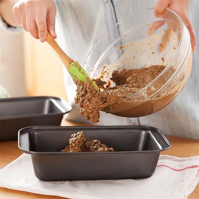 Hot Non-stick Carbon Steel Cake Bread Loaf Baking Pan Rectan