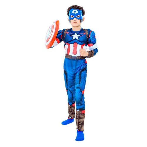 Avengers Endgame Child Deluxe Captain America Costume and