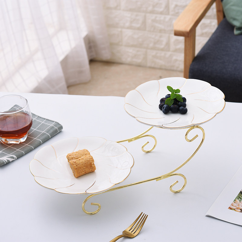 欧式三层水果盘创意客厅层蛋糕架下午茶甜品台糖果点心托盘装,家居饰品,果盘/果篓,淘宝优惠券,粉丝福利购,淘宝优惠卷